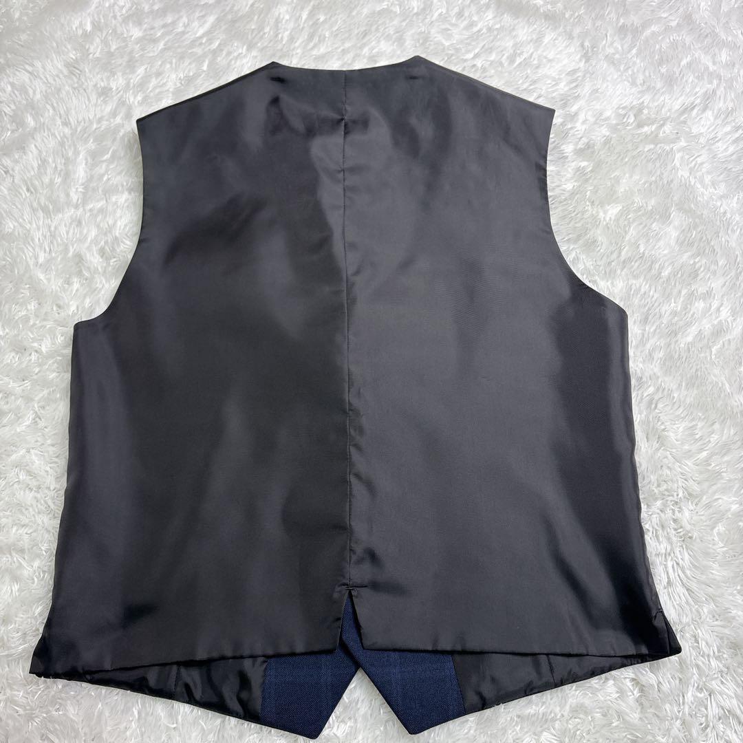 美品男の子 卒業式 WANDER FACTORY ネイビーチェックスーツ 170