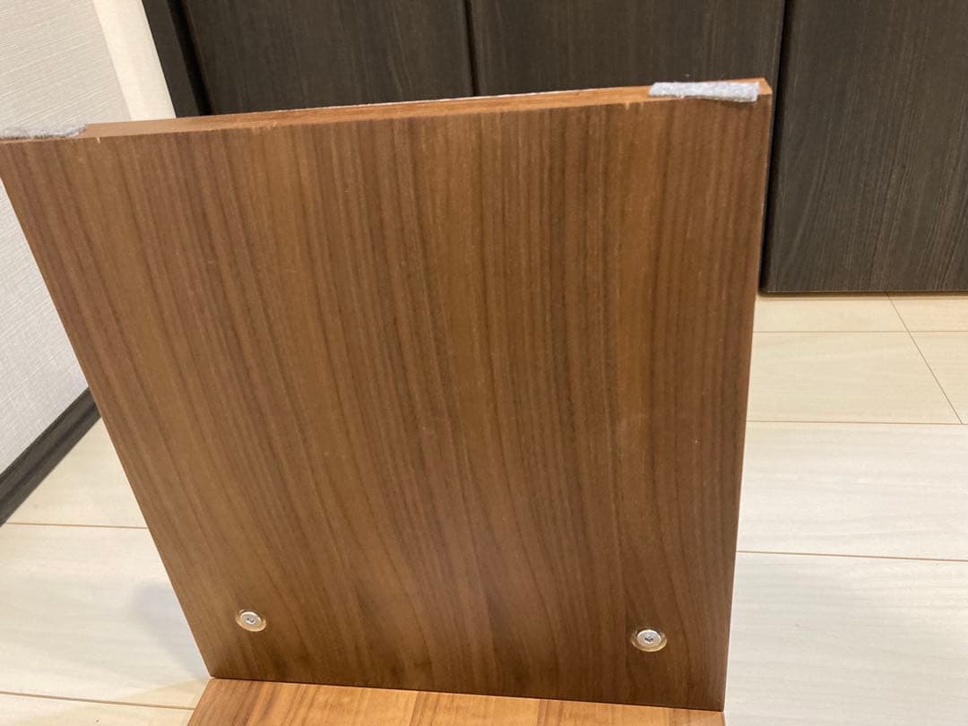 無印良品　コの字の家具・積層合板・ウォールナット材70㎝