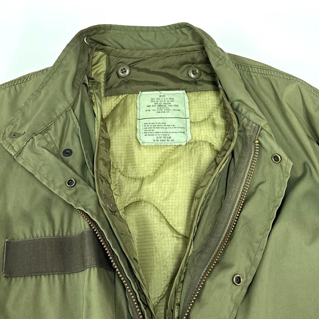 【古着】M-65 フィッシュテール　モッズコート　ライナー付き