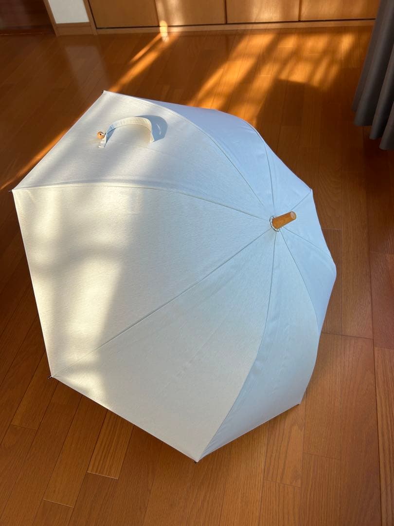 サンバリア100 Sサイズ　長傘　moku アイボリー