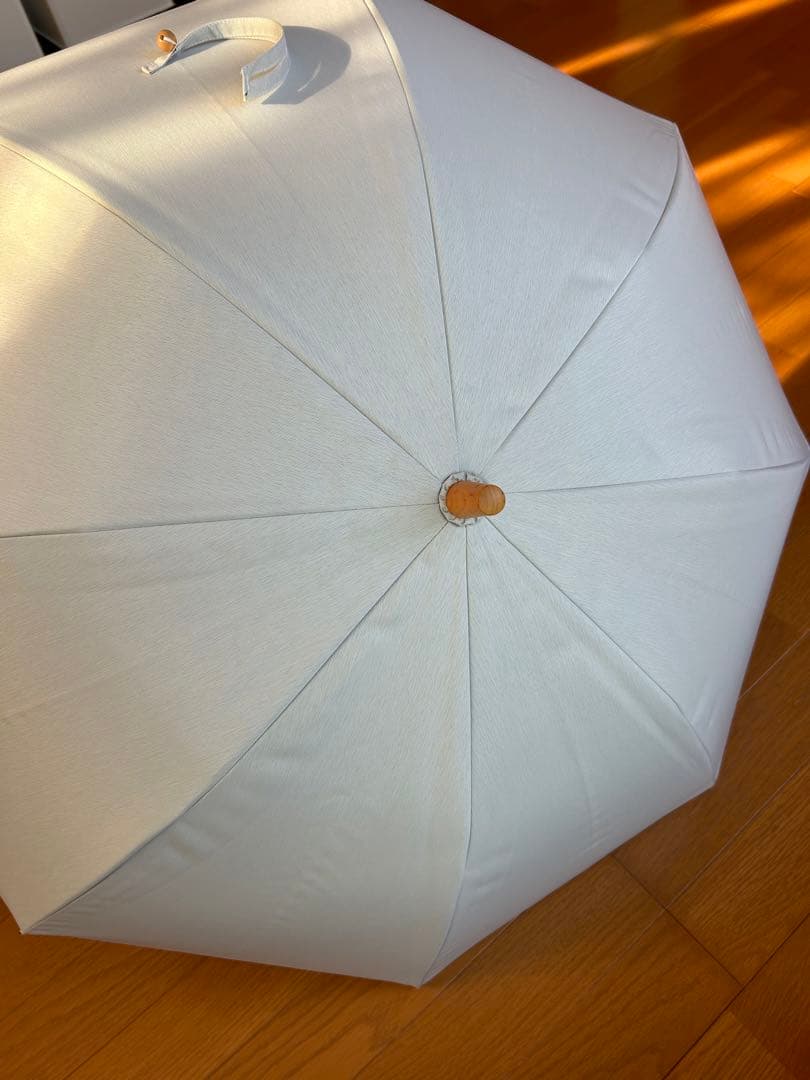 サンバリア100 Sサイズ　長傘　moku アイボリー