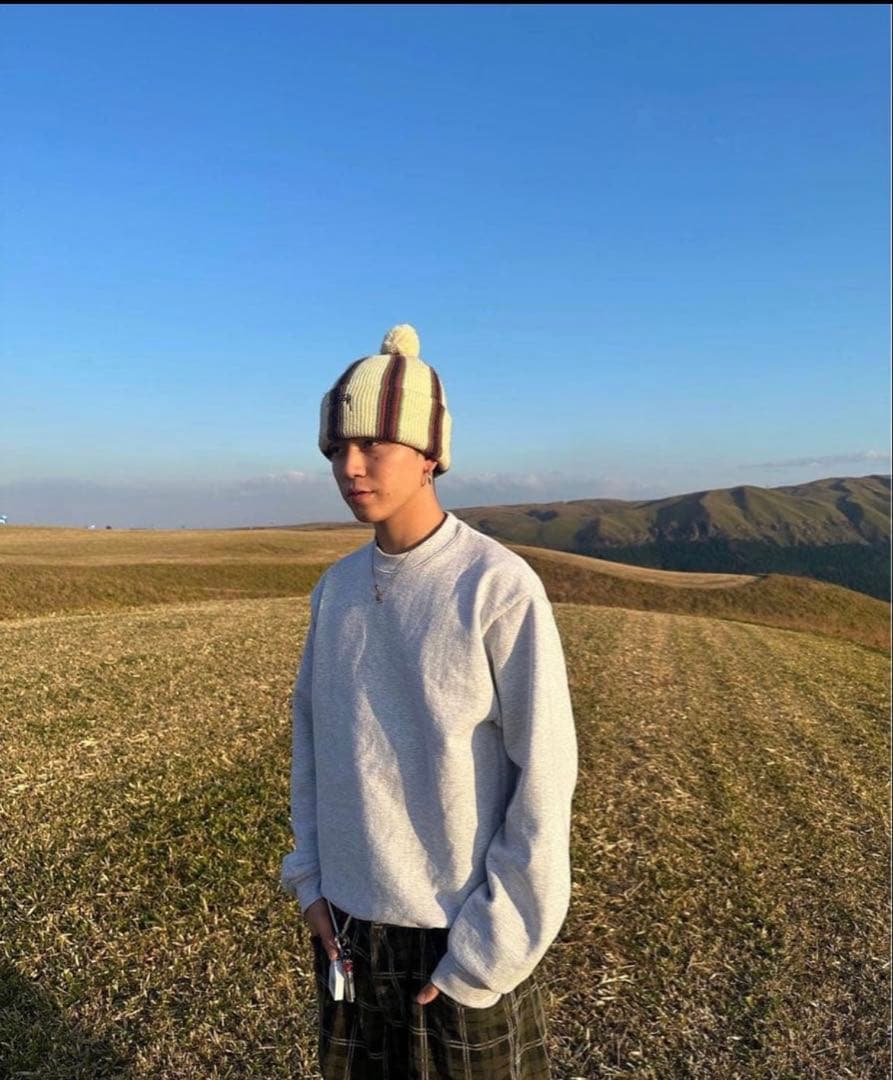 stussy ボンボンニット ビーニー かつきくん着用