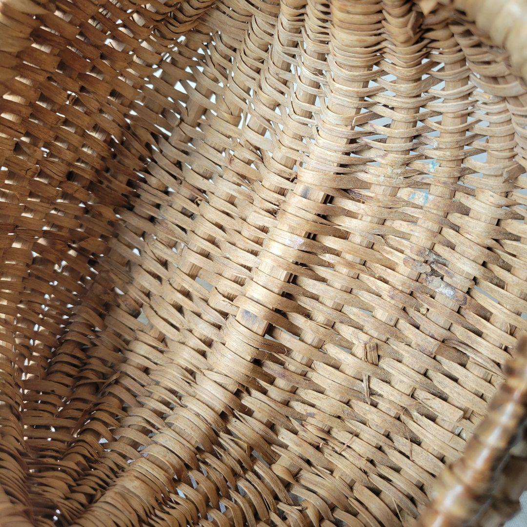 フランス　アンティーク　パニエ　小さめ　ピーナッツ