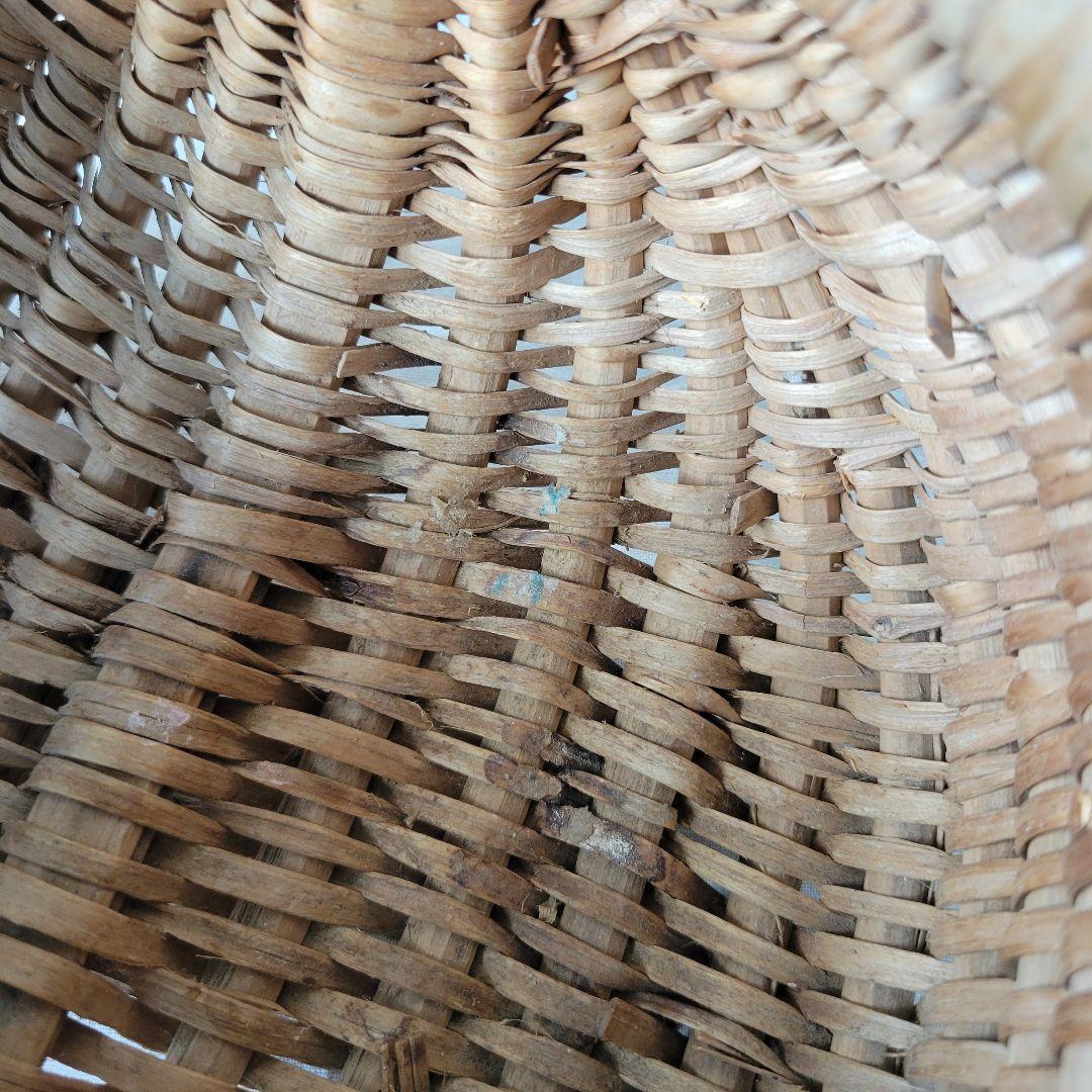 フランス　アンティーク　パニエ　小さめ　ピーナッツ