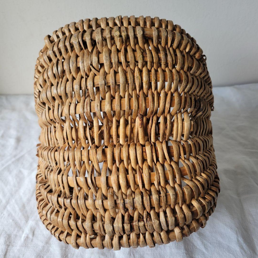 フランス　アンティーク　パニエ　小さめ　ピーナッツ