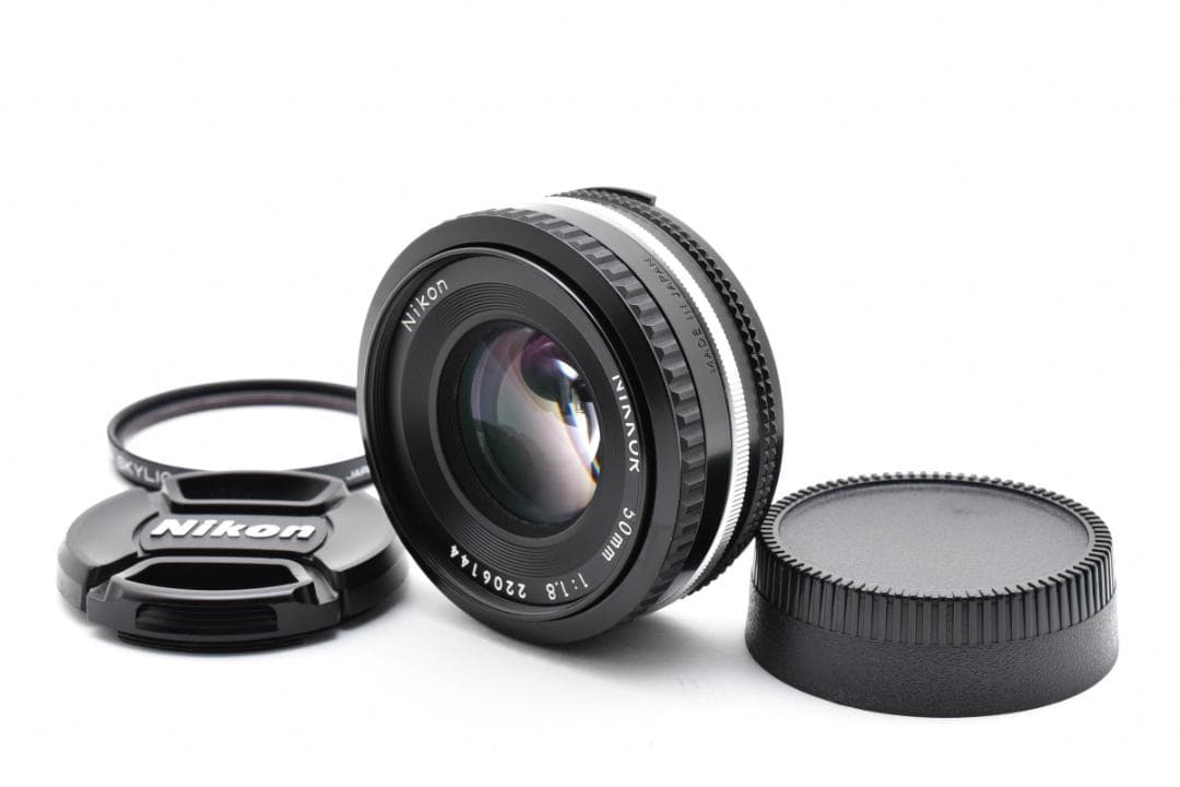 ◎パンケーキ◎ Nikon Ai-s 50mm F1.8 フィルター付 C093