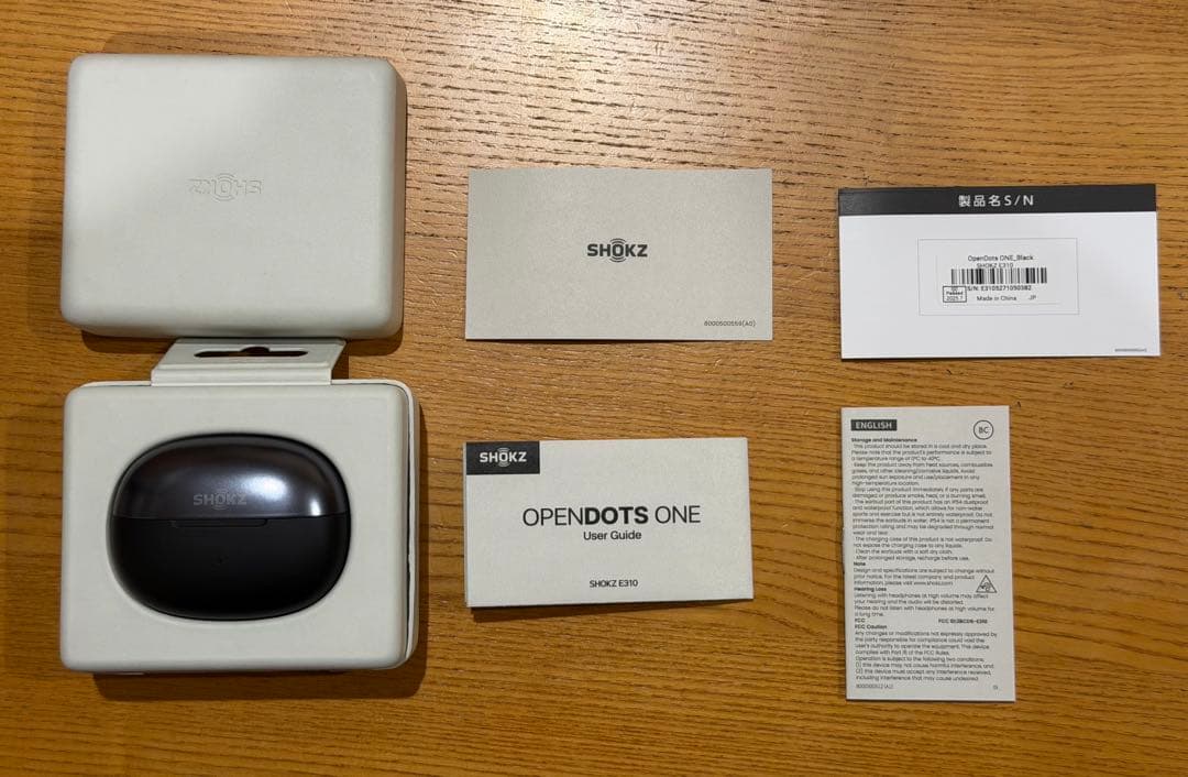 Shokz OpenDot's ONEオープンイヤー ワイヤレスイヤホン