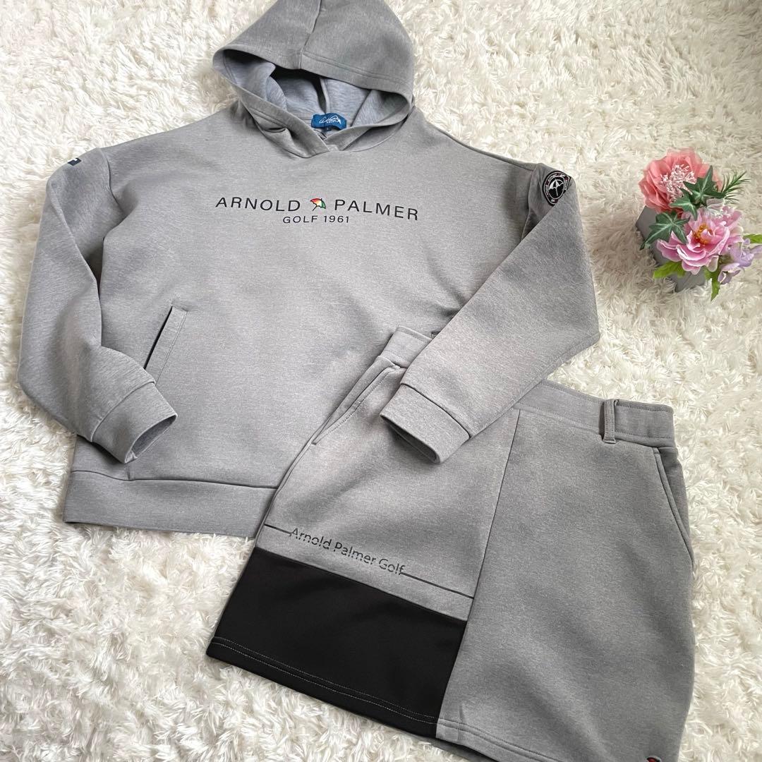 【極美品】アーノルドパーマー パーカー　スカートセットアップ ゴルフ　L