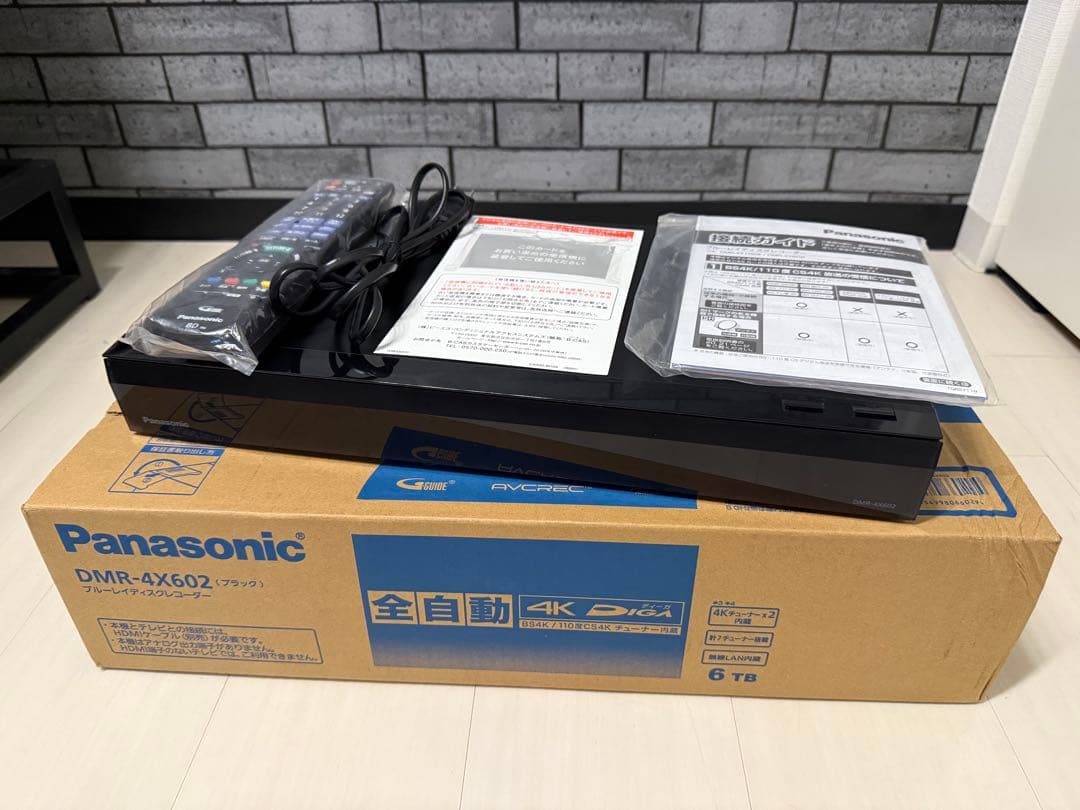 Panasonic DMR-4X602 6TB ブルーレイレコーダー