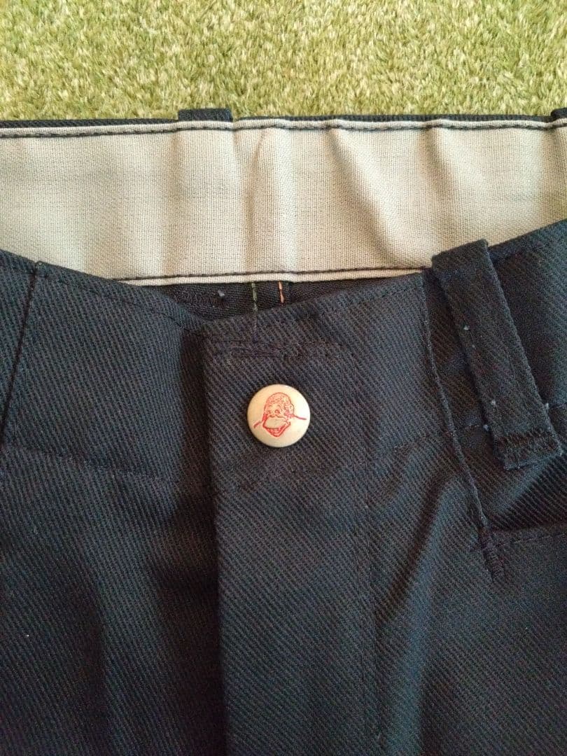 70s デッド BEN DAVIS フリスコパンツ 黄タグ ネイビー 30