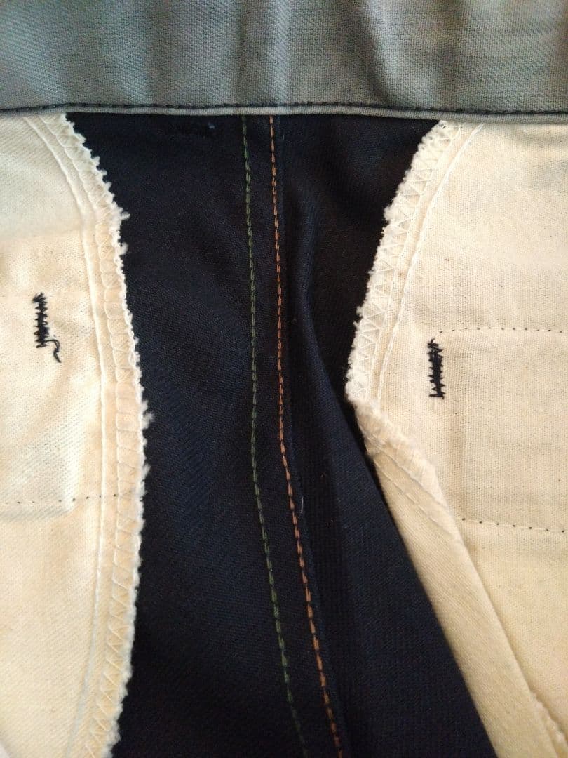 70s デッド BEN DAVIS フリスコパンツ 黄タグ ネイビー 30