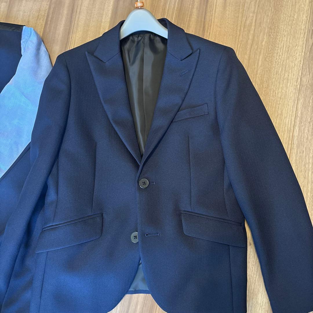 美品ネイビースーツ 150 5点セット