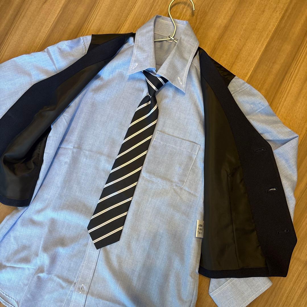 美品ネイビースーツ 150 5点セット