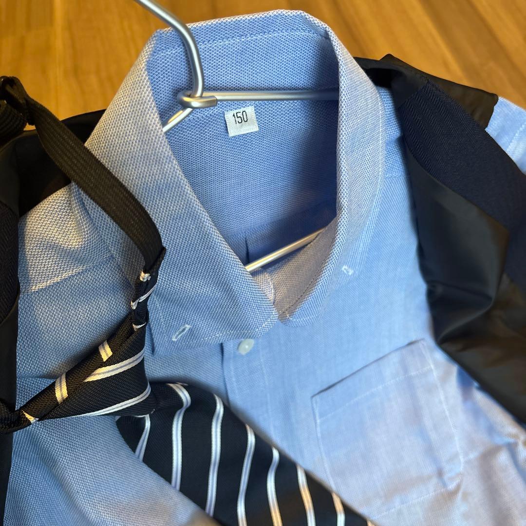 美品ネイビースーツ 150 5点セット