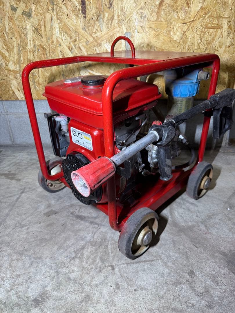 スーパー工業 高圧洗浄機 エンジンジェット フルセット 即使用可能