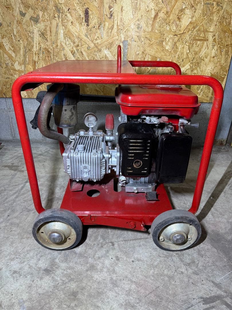 スーパー工業 高圧洗浄機 エンジンジェット フルセット 即使用可能