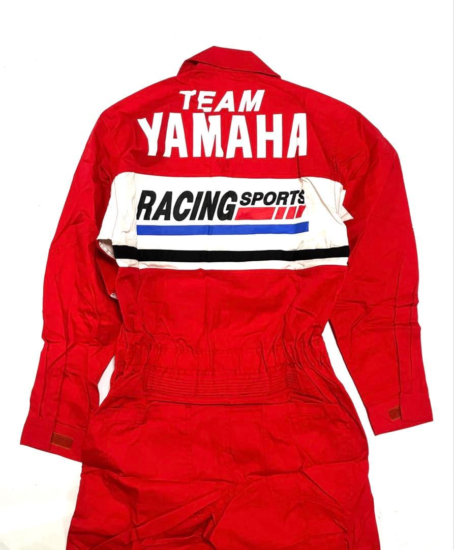 TEAM YAMAHA メカニックスーツ ヤマハ ツナギ 作業着 長袖