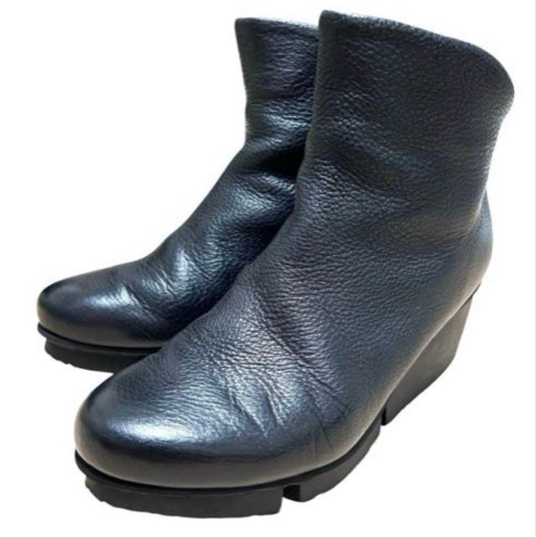 【美品】trippen SWIFT ジップ ショート ブーツ 36