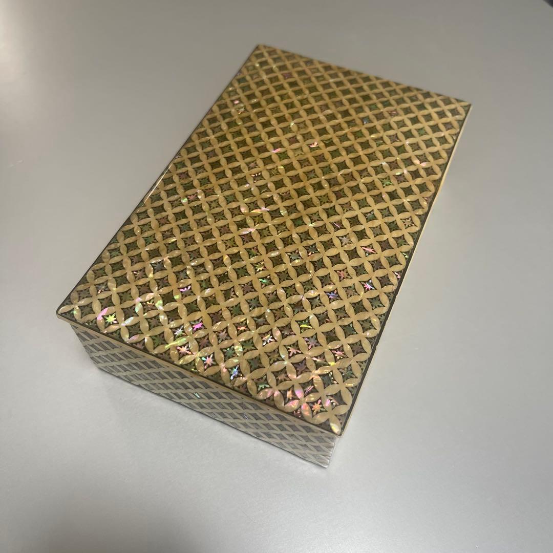 韓国　螺鈿工芸　小箱