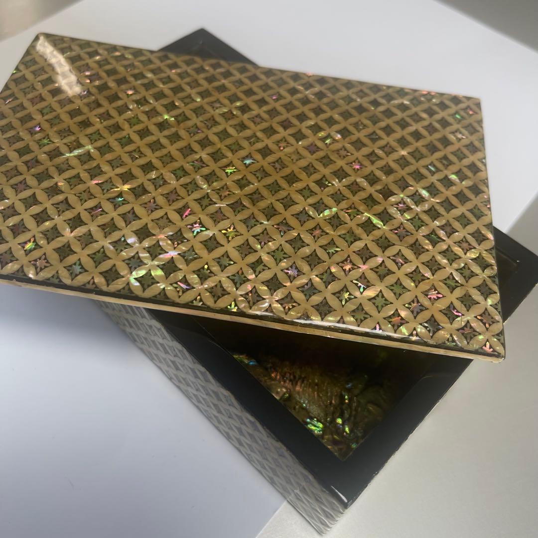 韓国　螺鈿工芸　小箱