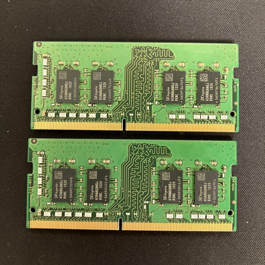 DDR4 16GB （8GB 2枚） SK hynix