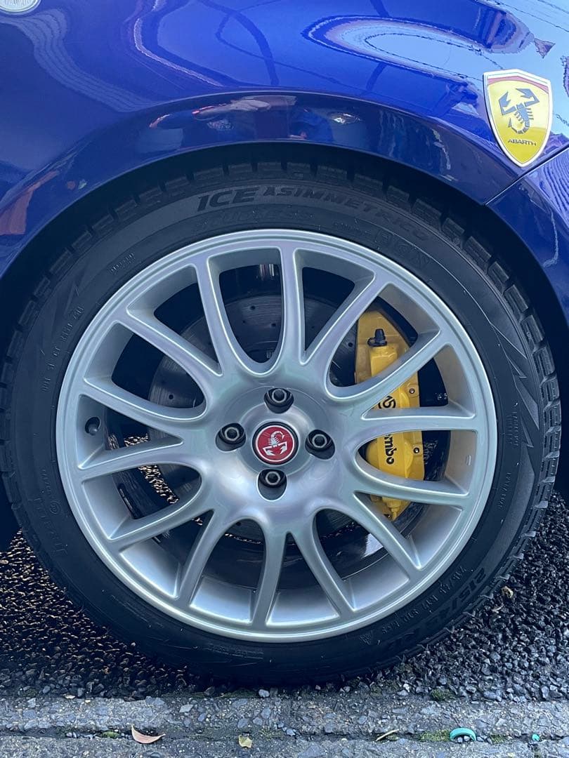 アバルト５９５　純正アルミホイール＆スタッドレス　１７インチ