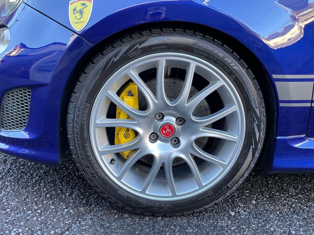 アバルト５９５　純正アルミホイール＆スタッドレス　１７インチ