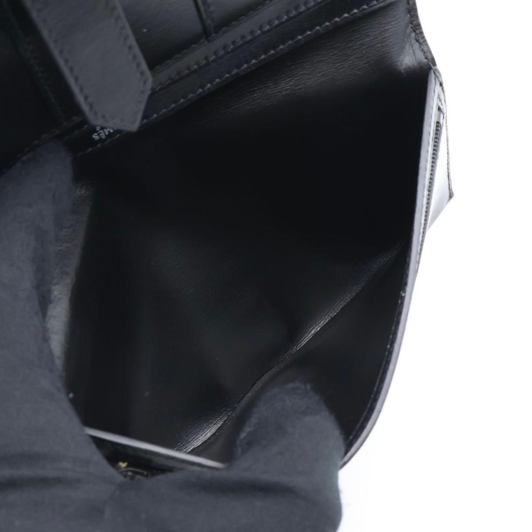 【極美品】HERMES ベアンクラシック　ボックスカーフ　長財布　黒