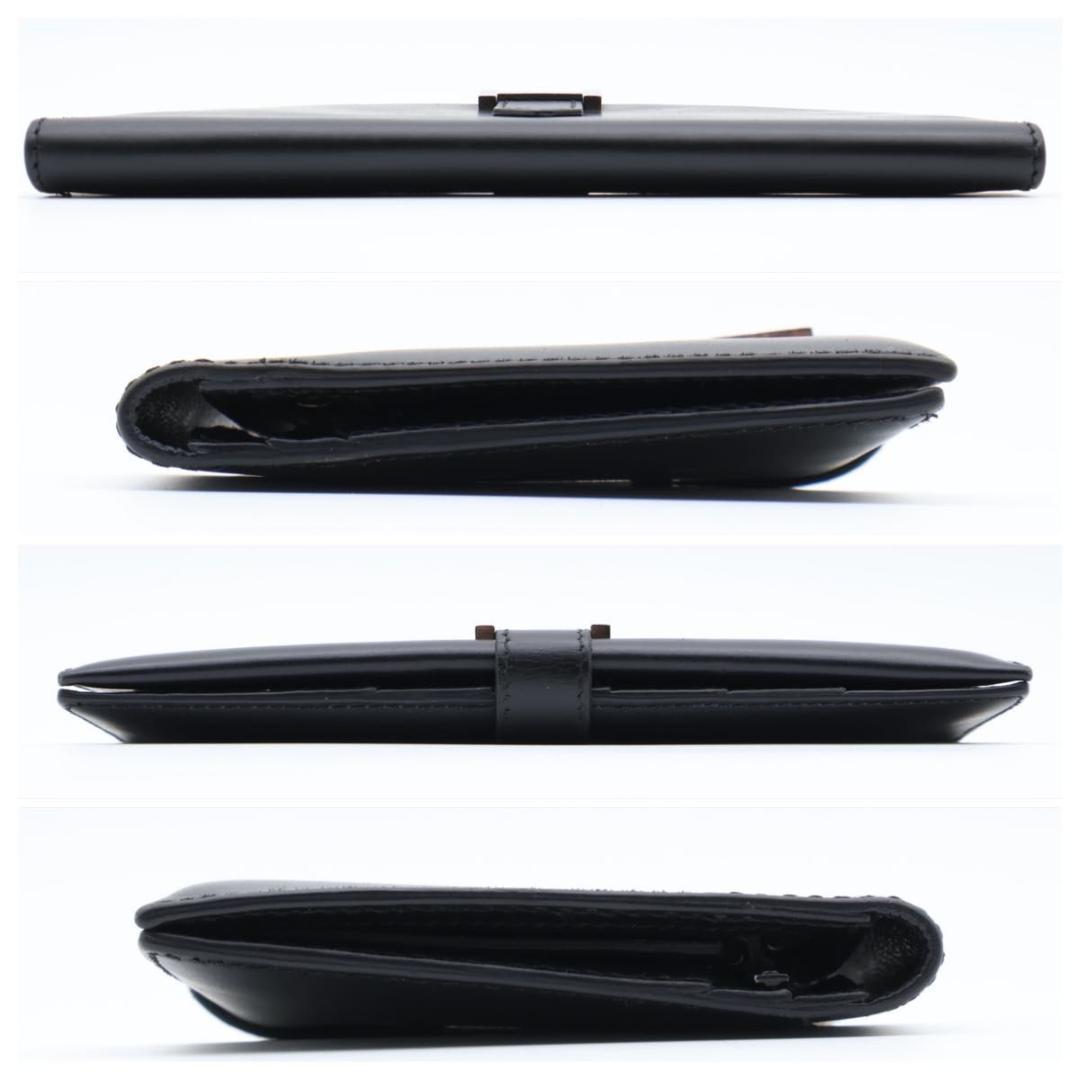 【極美品】HERMES ベアンクラシック　ボックスカーフ　長財布　黒