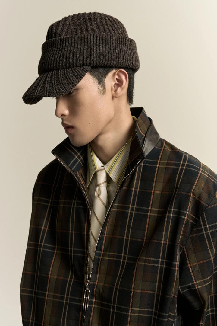 帽子 NAMESAKE Dave Knitted Fedora Brown