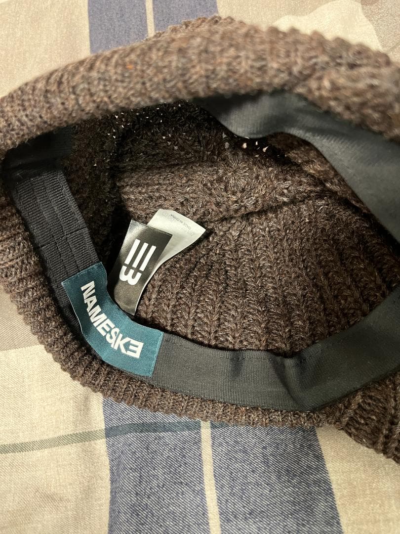 帽子 NAMESAKE Dave Knitted Fedora Brown