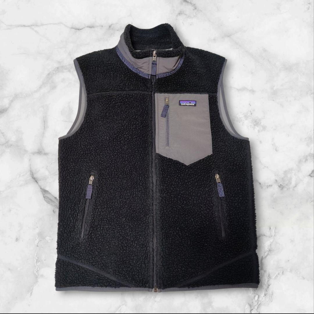 希少 廃盤✨パタゴニア レトロXベスト ボアベスト 23048 黒 M
