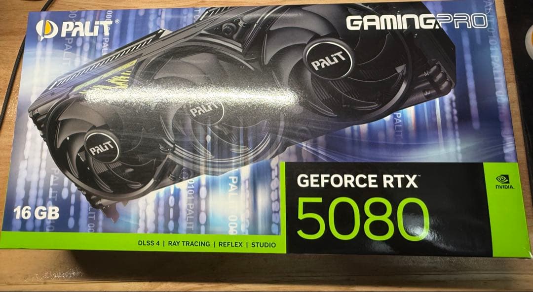 グラフィックボード・グラボ・ビデオカード Palit GeForce RTX 5080 GamingPro 16GB