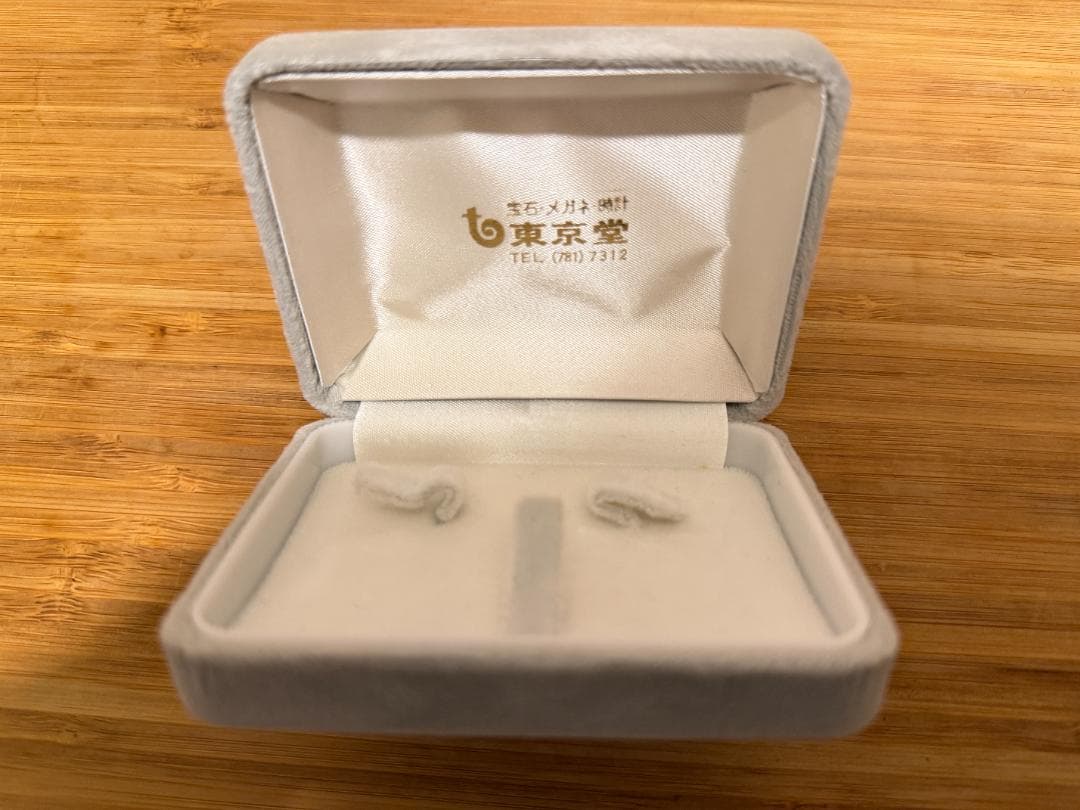 RyuichiSILVER / K18刻印ありパール ネクタイピン＆カフス