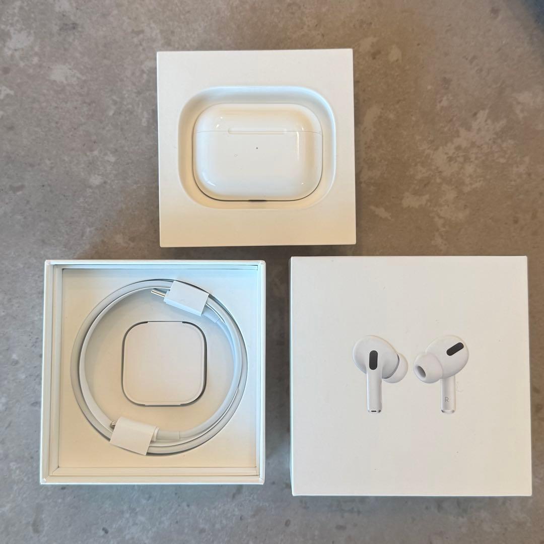 AirPods Pro 第1世代 本体＋充電ケース・ケーブル付き(動作確認済み)