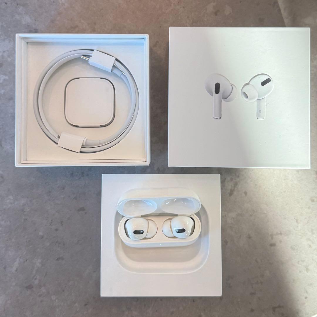 AirPods Pro 第1世代 本体＋充電ケース・ケーブル付き(動作確認済み)