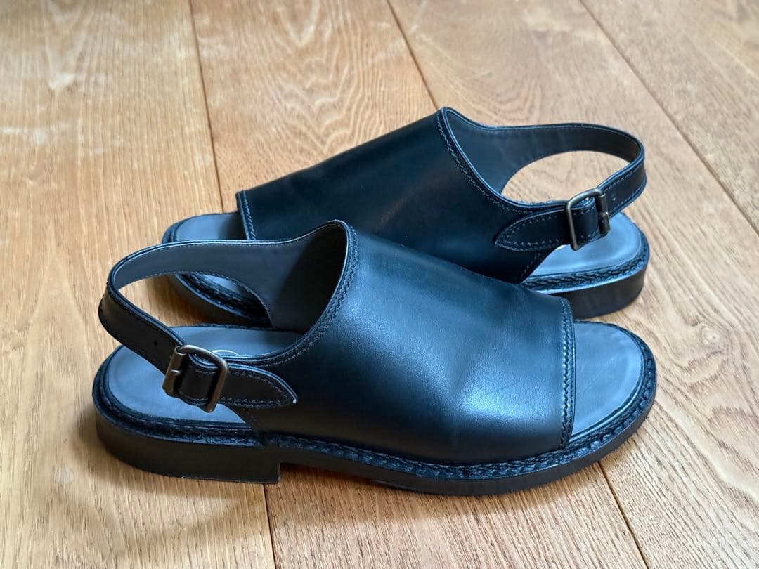 F.lli Giacometti ジャコメッティ カーフバックストラップサンダル