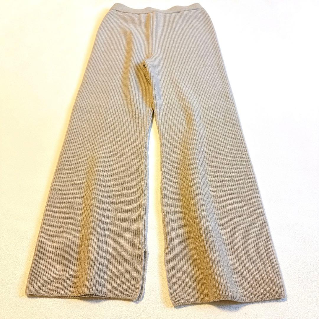 Deuxieme Classe23AW *OLBIA リブ パンツ　36