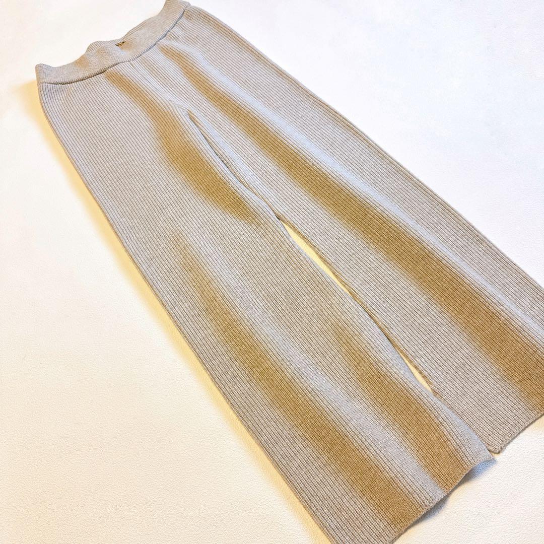 Deuxieme Classe23AW *OLBIA リブ パンツ　36