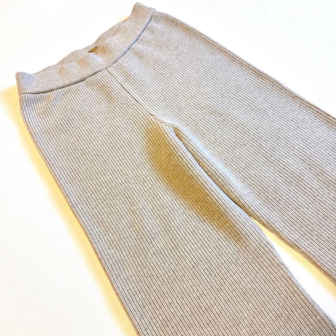 Deuxieme Classe23AW *OLBIA リブ パンツ　36