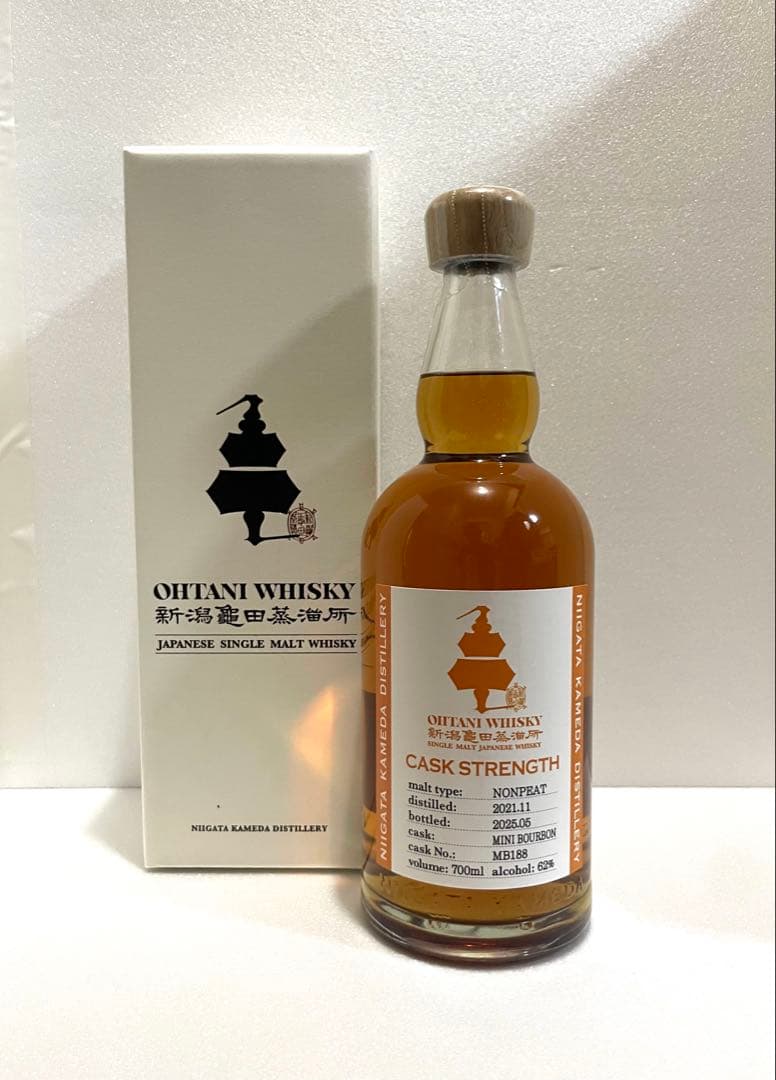 亀田蒸留所 シングルカスク カスクストレングス 箱付き (ブルータス限定)