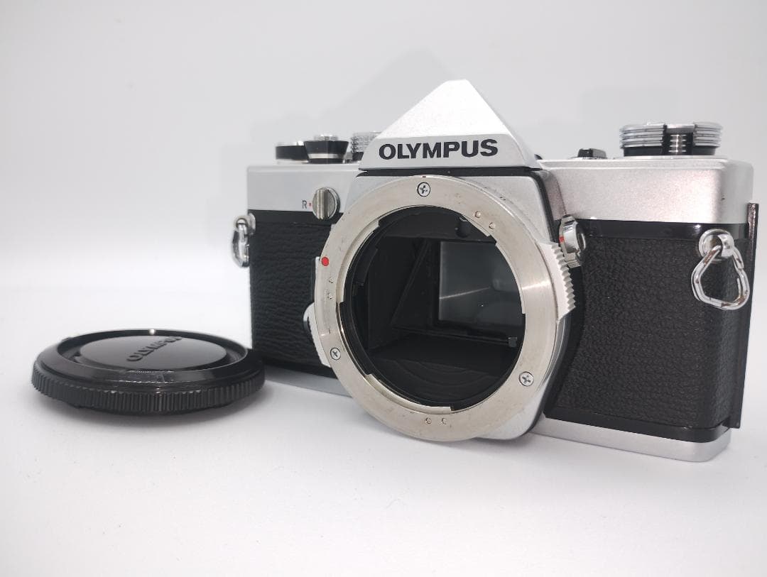 【完動品 良品】OLYMPUS OM-1 一眼レフカメラ シルバー 動作確認済み