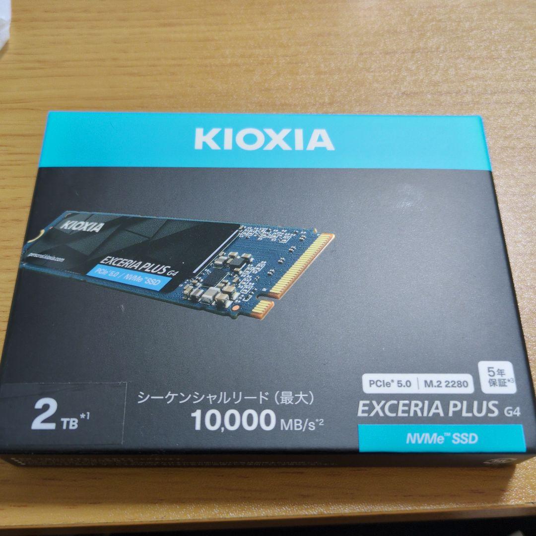 内蔵型SSD KIOXIA EXCERIA PLUS G4 2TB NVMe SSD