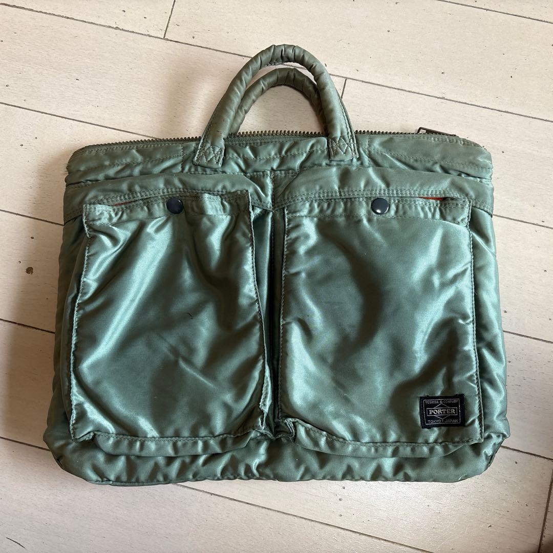 PORTER オリーブグリーン バッグ