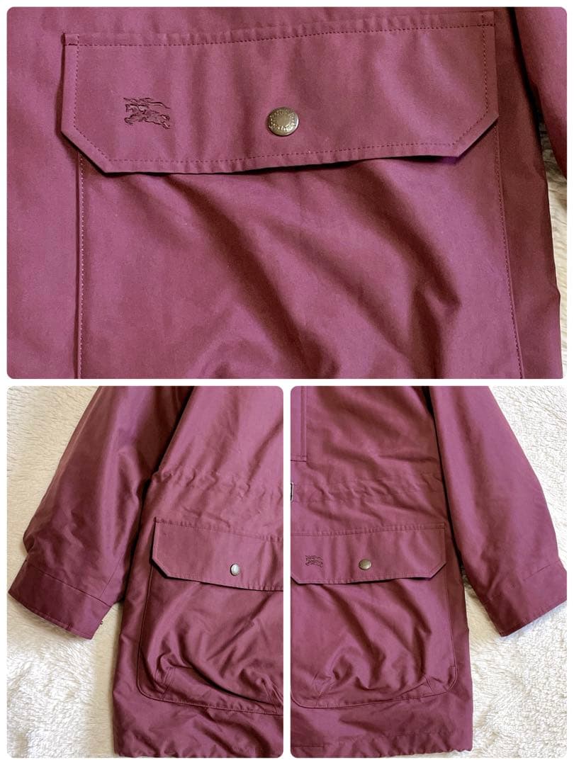 BURBERRY 80s ヴィンテージ モッズコート ブルゾン フードジャケット