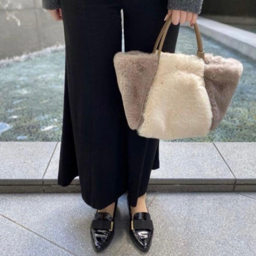 【美品✨】ダイアナ リボンローファー エナメル 平リボンオペラシューズ 23.5