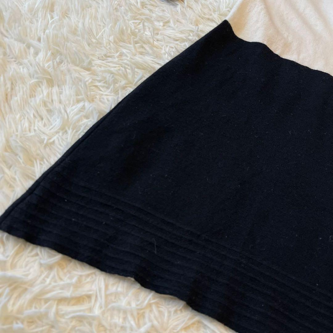 M'S GRACY 2020年 フラワー ニット ワンピース ブラック 40