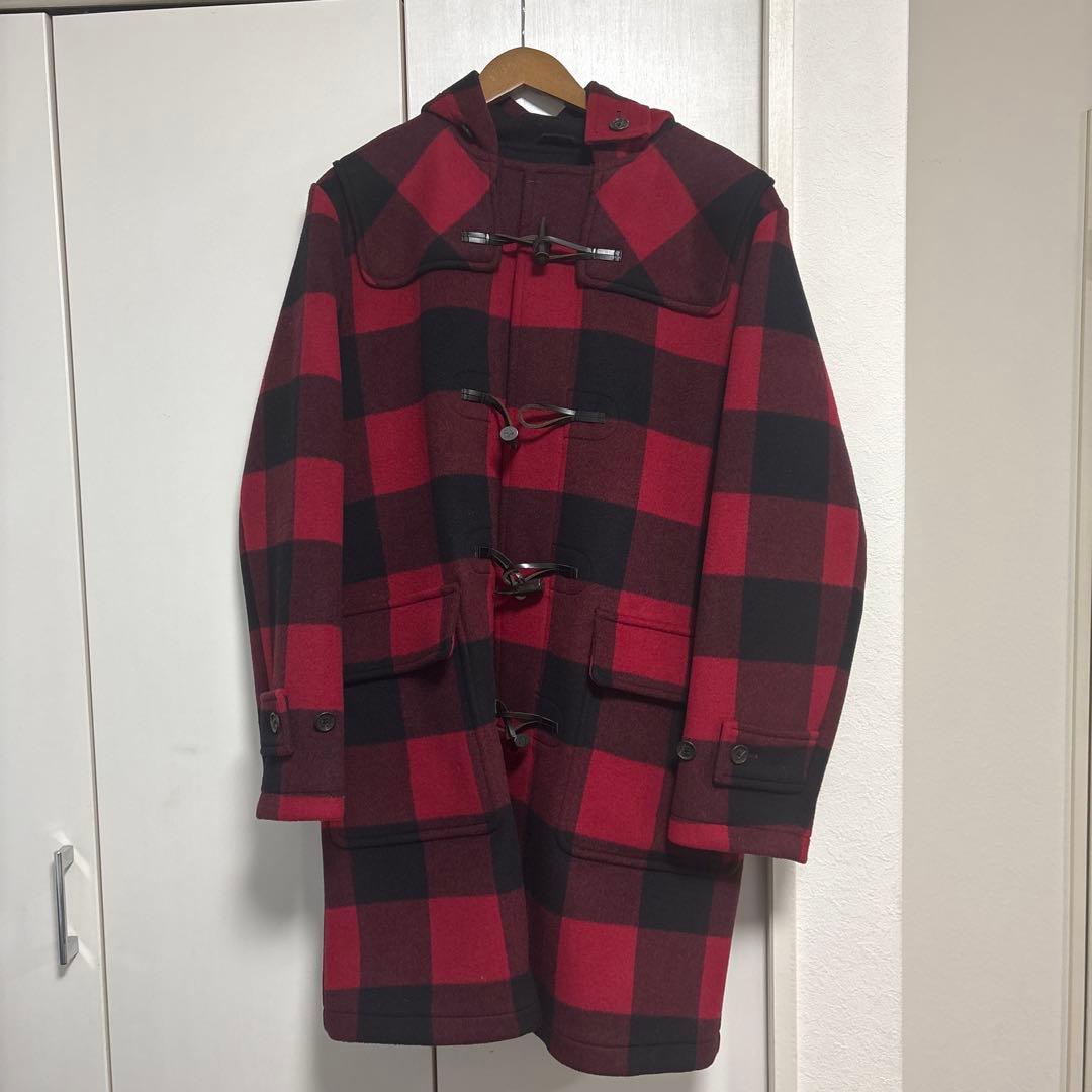 Brooks Brothers ダッフルコート Mサイズ 赤黒チェック