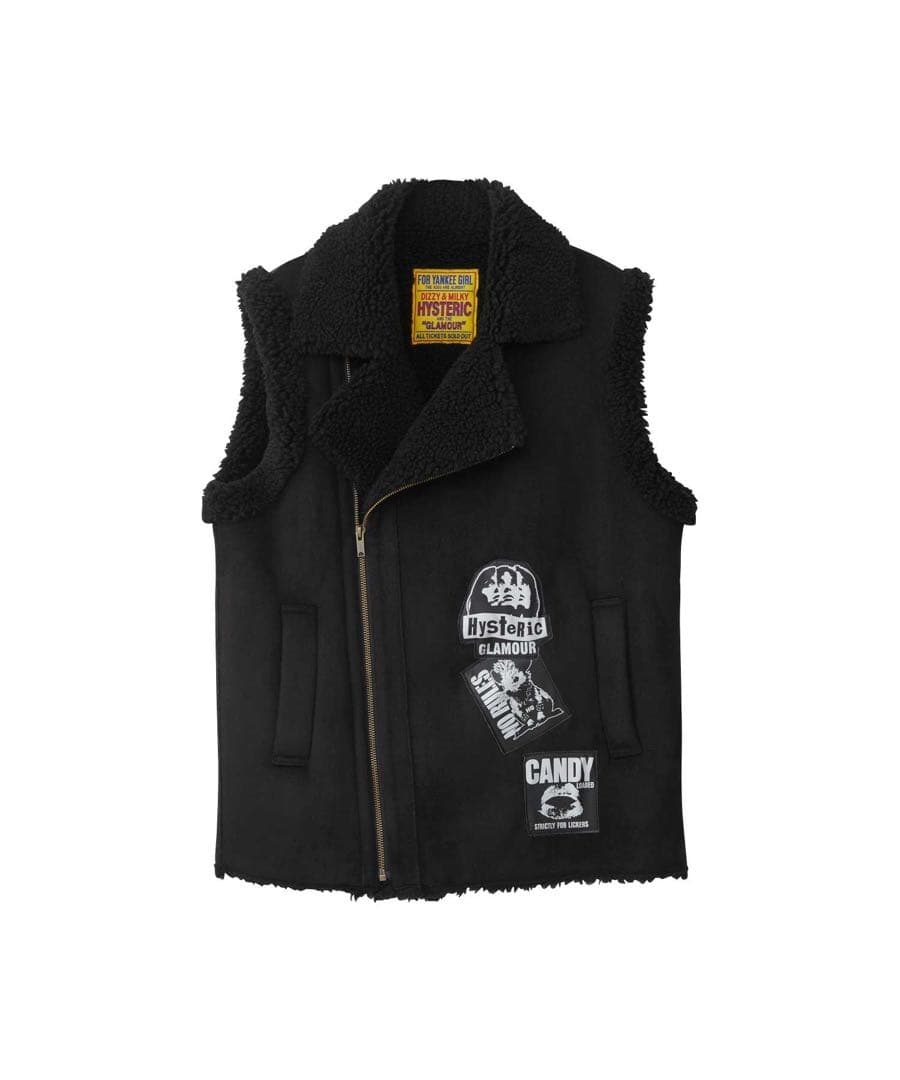 y*i様 完売ヒステリックグラマーPUNKCUSTOM エコムートンベストファー