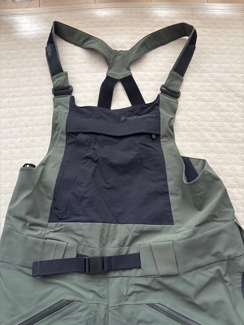 ブラックダイアモンド メンズ リーコンストレッチビブ　Mサイズ